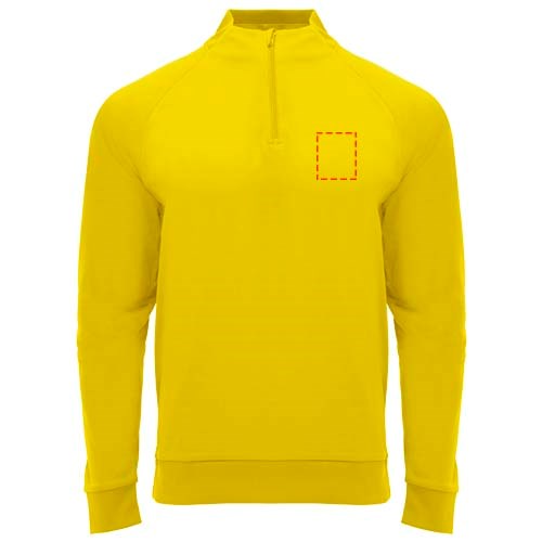 Epiro 200 g/m² sweatshirt met lange mouwen en kwartrits voor kinderen