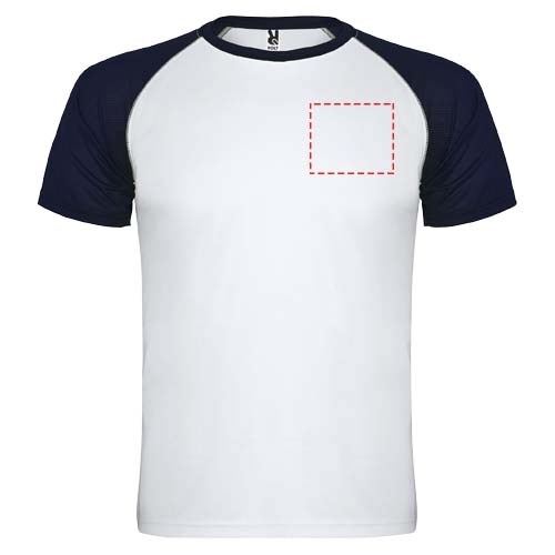 Indianapolis 140 g/m² unisex sportshirt met korte mouwen
