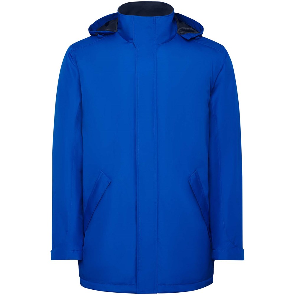 America men's padded parka jacket - Royal blue